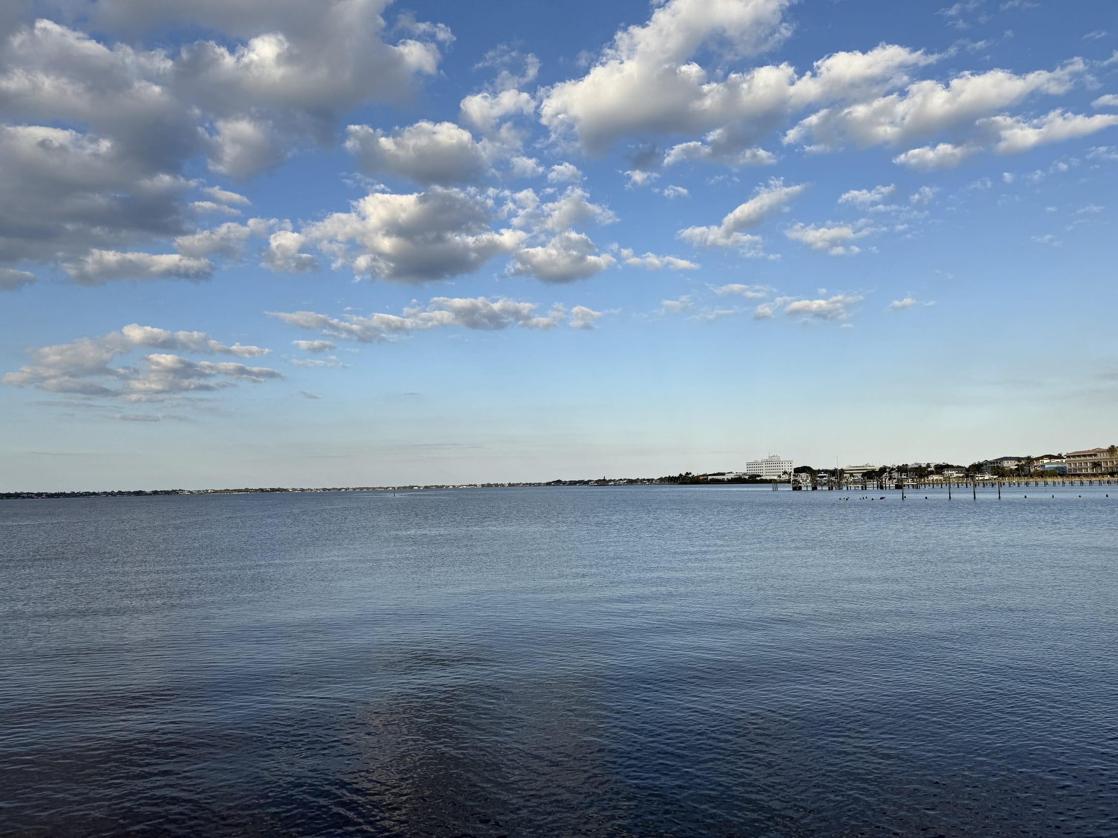 St. Lucie River from the Stuart Riverwalk