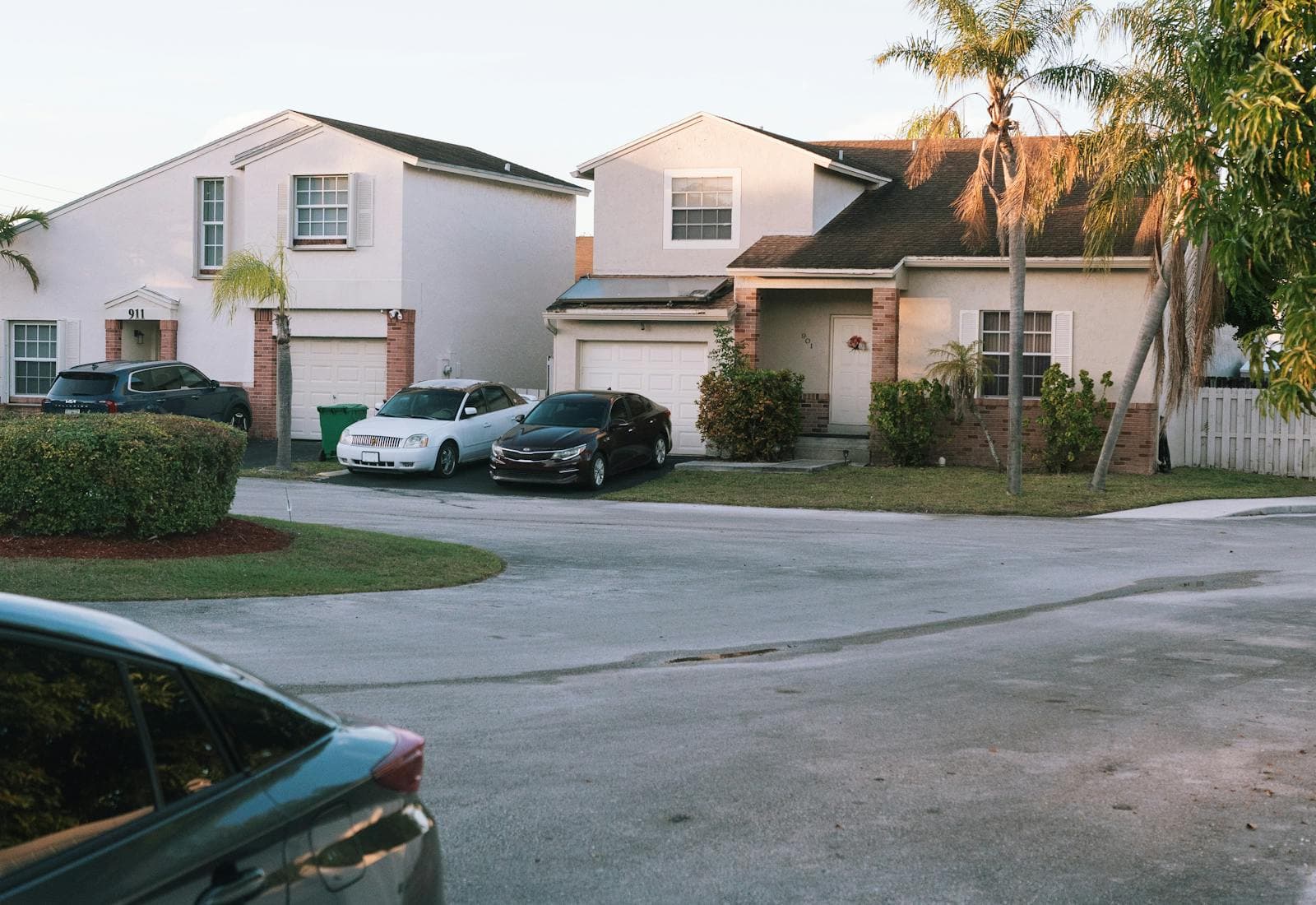 A row of homes in a Florida District 21 neighborhood